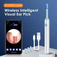 WIFI Smart Visual Ear Sticks Endoscope 3.9mm Mini Camera Earpick Ear Cleaner Wireless Otoscope Ear Wax Cleaning