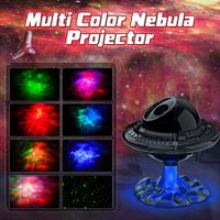 UFO Star Projector, Starry Nebula LED Lamp with Timer and Remote, UFO Galaxy Night Light Projector for Gaming Room
