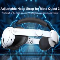 Head Strap for Meta Quest 3, Adjustable Comfortable Head Strap, Support and Lightweight VR Accessories Replacement for Elite Strap