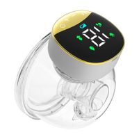Portable Electric Breast Pump Silent Wearable Hands-Free Newborn Comfort Milk Extractor Automatic Milker Breastfeeding Color Gold