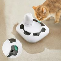 Interactive Rotating Electric Cat Toy Rotating Kitten Toys Intelligence Balls Roller Tracks Feeder Stimulation Cats