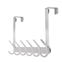 Over The Door Hooks, Stainless Steel Sturdy Door Hanger for Bathroom, Bedroom，Kitchen 1Pack (White)