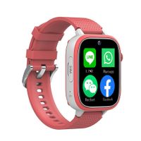 4G Kids Smart Watch  Phone Intelligent Positioning GPS Wifi LBS Video Call Alarm Clock with Camera Color Pink