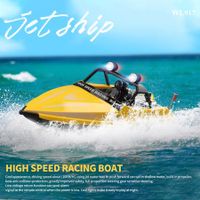 Remote Control Speedboat High-Speed Jet Racing Boat With Lights, Children Toys,Remote Control Toy Boat