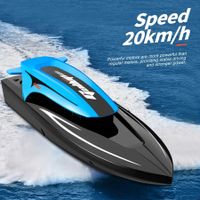 2.4G High-Speed Remote Control Boat Rechargeable Waterproof Speedboat With Light Children Racing Boat Water Boat
