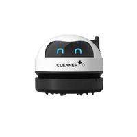 (Black)Desk Vacuum Cleaner Mini,Cordless Table Dust Vacuum Cleaner,Keyboard Cleaning Tool, Portable Counter Vaccum Cleaner for Cleaning Hairs, Crumbs