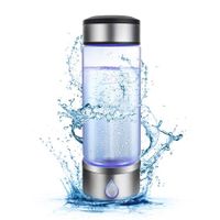 Hydrogen Water Bottle,Rechargeable Portable Hydrogen Water Bottle Generator,420ml Hydrogen Water Machine for Home,Office,Travel