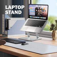 Laptop Stand Holder Adjustable Notebook Computer Monitor Riser Ergonomic PC Macbook 7 to 17 inch Screen Desk Station