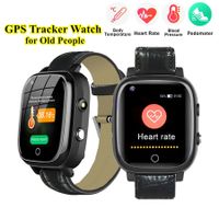 4G Elderly Tracker Smart Watch Body Temperature Monitoring Falling Reminder Wifi GPS Location Flashlight for Old People