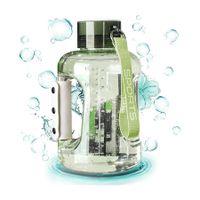 1500ml MAX Hydrogen Water Bottle, Hydrogen Water Generator with SPE/PEM Technology Green