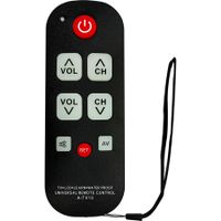 Universal Big Button TV Remote for Seniors,Elderly - Simple Remote - Easy to Use and Set Up with Learning Functions for TV & Cable Box Controller,Dementia Friendly Gifts