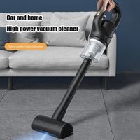 Portable Vacuum Cleaner Wireless Car Vacuum Cleaning Powerful Suction for Home Car Dual Use Cleaning Tool Color Black