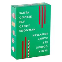 Santa Cookie Elf Candy Snowman-Card Game