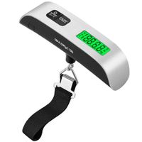 Digital Luggage Scale,110lbs Hanging Baggage Scale with Backlit LCD Display,Portable Suitcase Weighing Scale,Travel Luggage Weight Scale with Hook,Strong Straps for Travelers