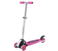 4 Wheel Portable Adjustable Fold Out Mini Ride-On Scooter - Pink