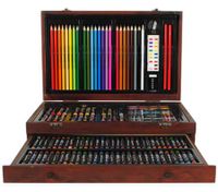 138 Piece Complete Wooden Art Box Set