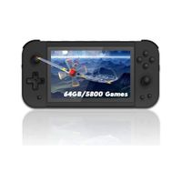 X51 Handheld Game Console 5.0 Inch Retro Classic Game Consoles Video Games Built-in Rechargeable Battery Portable,Black