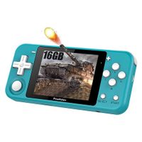 Q90 Handheld Game Console 3 Inch Retro Portable Video Game Consoles Built-in Classic Games Rechargeable, Blue