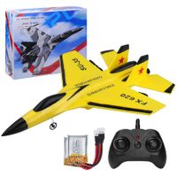 RC Plane 2CH Remote Control Plane SU35 RC Jet 2.4GHz RC Airplane RTF Easy to Fly Airplane Toys for Beginner,Kids,with Night Lights USB Charging (Yellow)