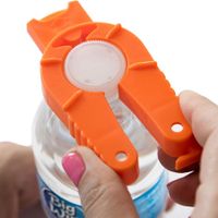 2 pack Multifunctional Bottle and Can Opener, Plastic Water Bottle, Bottle Gripper, Ergonomic Lid Seal Remover