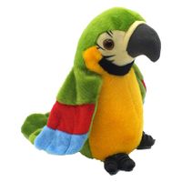 Talking Parrot No Matter What You Say, It Will Repeat What You Say, Fun Learning Good Helper Brings You Happiness, Parrot Toys,Green