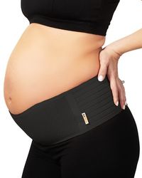 Maternity Belly Band for Pregnant Women for Abdomen,Pelvic,Waist,Back All Stages of Pregnancy Postpartum Belly Band (Black) Pregnant Mom Gifts