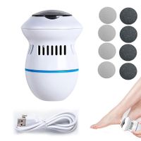 Electric Foot Grinder, Vacuum Absorption Electric Grinder, 8 Grinding Heads, 2 Speeds, Portable and Handheld for Care Anytime