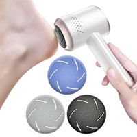 Electric Foot Callus Remover, Rechargeable Electric Foot Callus Remover, 3 Speeds, 3 Grinding Heads, Waterproof Electric Skin Grinder