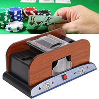 Automatic Card Shuffler, Automatic Battery Operated 2 Deck for Classic Poker and Trading Card Games