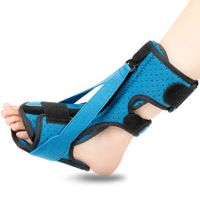 1 Pack Plantar Fasciitis Night Splint,Upgrade 3 Adjustable straps Relief for Women & Men,Brace,Achilles Tendonitis and Foot Drop(Blue)