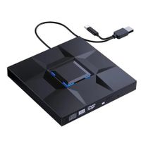 External DVD Drive for Laptop and Notebook, USB 3.0, Type-C, CD Player,DVD Writer