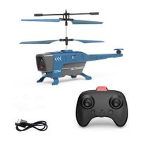RC Helicopter Model with Bright Night Navigation Lights for Airplane Enthusiast