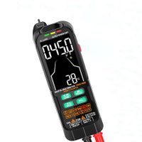 Digital Current Voltage Meter, Smart Digital Multimeter Large Backlit Screen Easy To Use Portable for Automotive