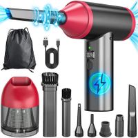 Electric Compressed Cordless Air Duster 120000 RPM Cleaner Portable Rechargeable Air Blower for Keyboard Computer Car Cleaning