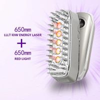 Electric Scalp Massage Devices Led Laser Infrared Light Hair Head Scalp Comb