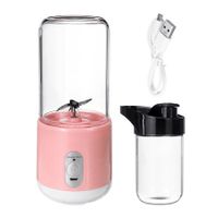 Bakeey 260ml USB Rechargeable Portable Electric Juice Cup Juice Blender Fruit Mixer Six Blade Mixing Machine Smoothies Baby Food Blender Extractor With LidWhite