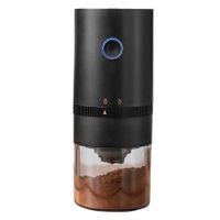 Electric Coffee Grinder Cafe Automatic Coffee Beans Mill Conical Burr Grinder Machine for Home Travel Portable USB RechargeableWhite