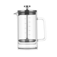 300ML/600ML Double Layer French Press Pot Hand Brew Coffee Filter Press Pot Heat Resistant Teapot Coffee Maker300ml