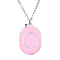 Mini Portable Air Purifier Negative Ions Neck Hanging Necklace Personal Air CleanerPink