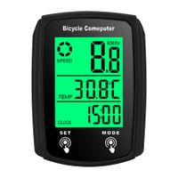 Bike Computer and Bicycle Odometer Wired KM/H Bike Speedometer with Automatic Wake Up Cycling Speed Tracker