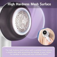 Electric Lint Remover, Rechargeable Fabric Shaver with LED Display