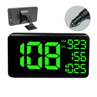 Truck GPS Speedometer with 6.2 Inch Extend Digital Display Vehicle Odometer Trip Meter and Overspeed Alarm in MPH/KMH