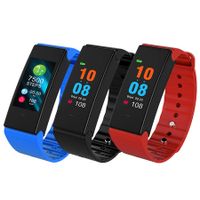 T2 Plus 0.96 Inch Colorful OLED bluetooth 4.0  Rate  Pressure Smart Wristband Blue