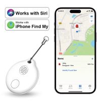 Portable GPS Tracking, Smart Anti Loss Device, GPS Smart Finders Tracker Device for Kids Pets White