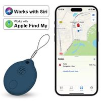 Portable GPS Tracking, Smart Anti Loss Device, GPS Smart Finders Tracker Device for Kids Pets Blue