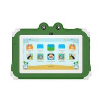 Kids Frog Tablet 7inch Android Learning Tablet for Kids 2GB 32GB Toddler Tablet Students Educational Gift HD Color Green