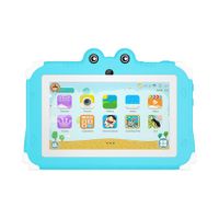 Kids Frog Tablet 7inch Android Learning Tablet for Kids 2GB 32GB Toddler Tablet Students Educational Gift HD Color Blue