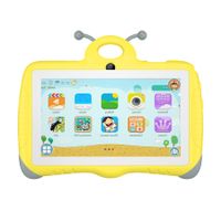 Kids Bee Tablet 7inch Android Learning Tablet for Kids 2GB 32GB Toddler Tablet Students Educational Gift HD Color Orange