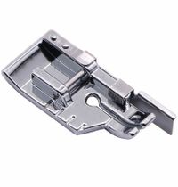1/4" (Quarter Inch) Quilting Patchwork Sewing Machine Presser Foot with Edge Guide for All Low Shank Snap-On,White,Simplicity
