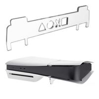 For Ps5 Slim Transparent Acrylic Stand Host Horizontal Desktop Placement Bracket